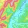 Sugar Grove topographic map, elevation, terrain