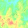 Gordon topographic map, elevation, terrain