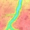 Les Nerveaux topographic map, elevation, terrain