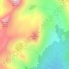 Grey Butte topographic map, elevation, terrain