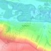 Krymske topographic map, elevation, terrain