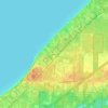 Lakeside topographic map, elevation, terrain