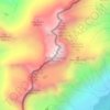 Monte Cervandone topographic map, elevation, terrain