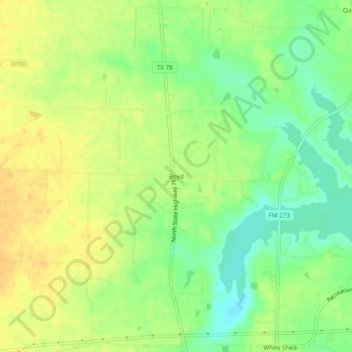 Boyd topographic map, elevation, terrain