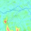 Gadaladeniya topographic map, elevation, terrain