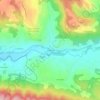 La Bégude topographic map, elevation, terrain