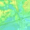 Landon topographic map, elevation, terrain