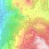 Žanjev Do topographic map, elevation, terrain