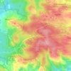 Galman topographic map, elevation, terrain