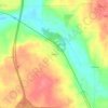 Pardoe topographic map, elevation, terrain