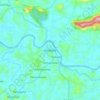Areecode topographic map, elevation, terrain
