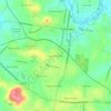 Highland Park topographic map, elevation, terrain