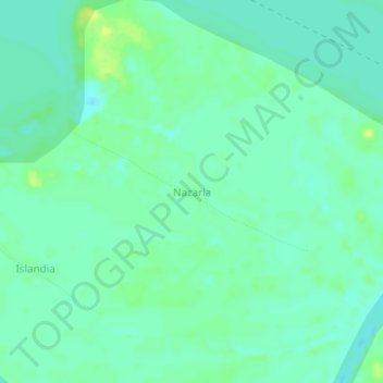 Nazaria topographic map, elevation, terrain