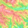 曹川镇 topographic map, elevation, terrain