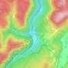 Bemis topographic map, elevation, terrain