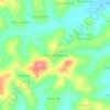 Kasekere-kawala topographic map, elevation, terrain