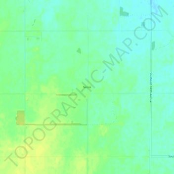 Neola topographic map, elevation, terrain
