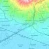 Cileunyi topographic map, elevation, terrain