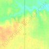 Halford topographic map, elevation, terrain