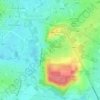 La Glacière topographic map, elevation, terrain