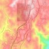 Heather Glen topographic map, elevation, terrain