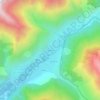 Le Roux topographic map, elevation, terrain