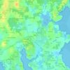 Kerran topographic map, elevation, terrain