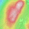 Red Mountain topographic map, elevation, terrain