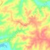 Austin topographic map, elevation, terrain