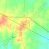 Electra topographic map, elevation, terrain