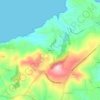 Ubiarco topographic map, elevation, terrain