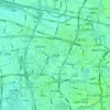 长征镇 topographic map, elevation, terrain