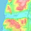 Llangorwen topographic map, elevation, terrain