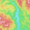 Powderhorn Mountain topographic map, elevation, terrain