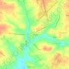 Pine Forest topographic map, elevation, terrain