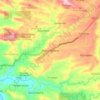 Warungkiara topographic map, elevation, terrain