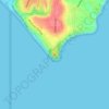 Point Dume topographic map, elevation, terrain