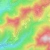 Bottignana topographic map, elevation, terrain