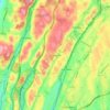 Greenville topographic map, elevation, terrain