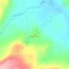 Butte Rouge topographic map, elevation, terrain