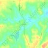 Woodcraft topographic map, elevation, terrain