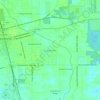 Cypress Cove topographic map, elevation, terrain
