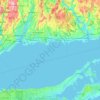 North Rocks topographic map, elevation, terrain