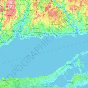 North Rocks topographic map, elevation, terrain