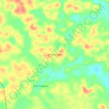 Selva Alegre topographic map, elevation, terrain