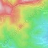 Kochersberg topographic map, elevation, terrain