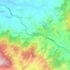 Itagau topographic map, elevation, terrain