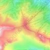 Serre Chevalier topographic map, elevation, terrain