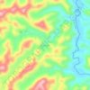 Andrade topographic map, elevation, terrain