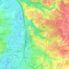 La Pichauderie topographic map, elevation, terrain